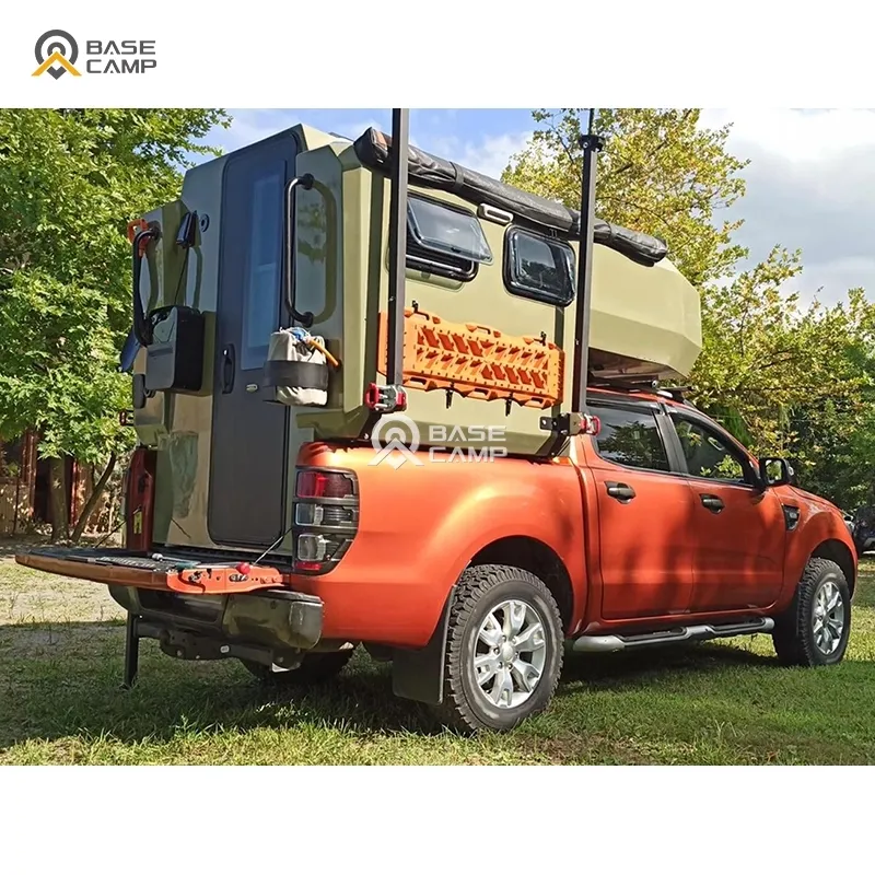 Off road kafilah ranger 4x4 motorhome Kemah truk trailer rv karavan tubuh pickup camper untuk dijual