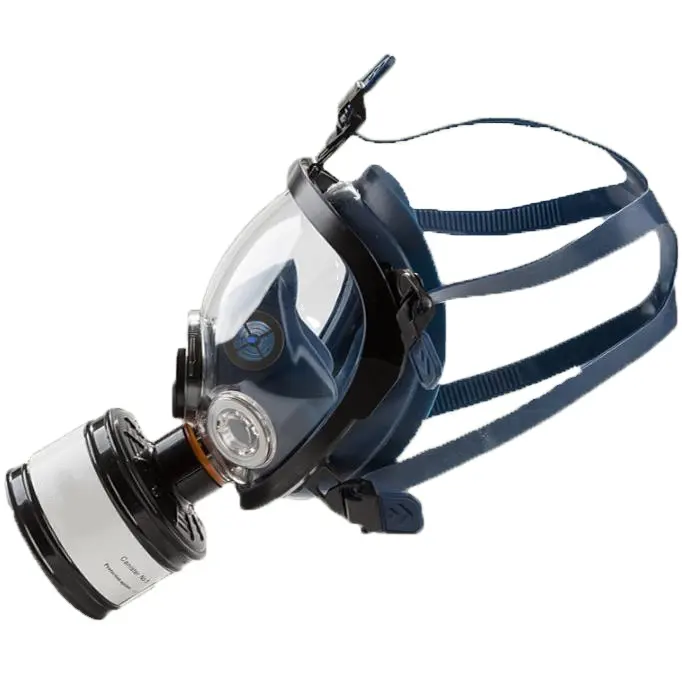 Chemical Full Face Gas Mask Nuclear High Quality Protection Respirator for sale