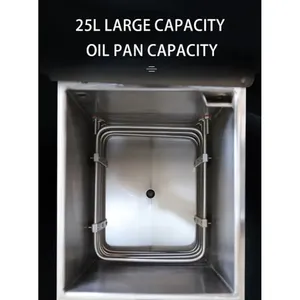 商用电动快餐鸡肉压力油炸锅新型炸鸡机 - Product Image 3