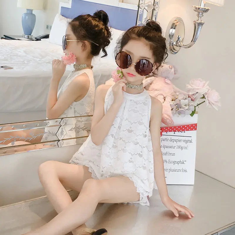 Ali Express Girls Camiseta infantil sin mangas Body Boutique Chique Set de China Compras en línea