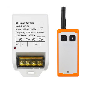 Funzione di apprendimento interruttore telecomando 220-380V 30A relè motore universale lampada a Led barriera porta elettrica telecomando Set - Product Image 1