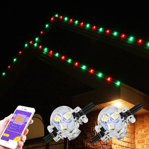 IP67アドレス指定可能24V50mm 12V 2MM DMX RGB RGBWLedドットピクセルポイントモジュールウォールカーテンライト - Product Image 1