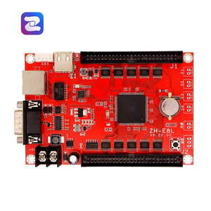 ZH-E8L LED Display scheda di controllo singolo doppio colore con porta di rete asincrona RS232 50 Pin Hub telecomando Display - Product Image 3