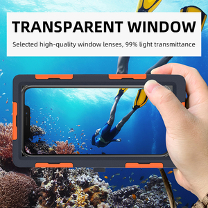 Laudtec SJK092 Shellbox temperli cam kapak Selfie dalış durumda su geçirmez telefon kılıfı için Iphone 15 14 13 12 artı Pro Max - Product Image 3