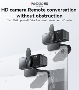 Yesido KM14 360 rotasyon 2K 2 milyon piksel HD kamera dahili mikrofon otomatik odaklama 1.5M hat USB kamera - Product Image 2