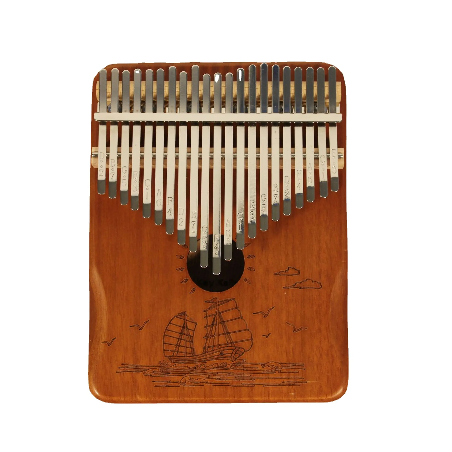 Kalimba portátil de 21 teclas para niños, adultos y principiantes, instrumentos musicales de pulgar, madera sólida