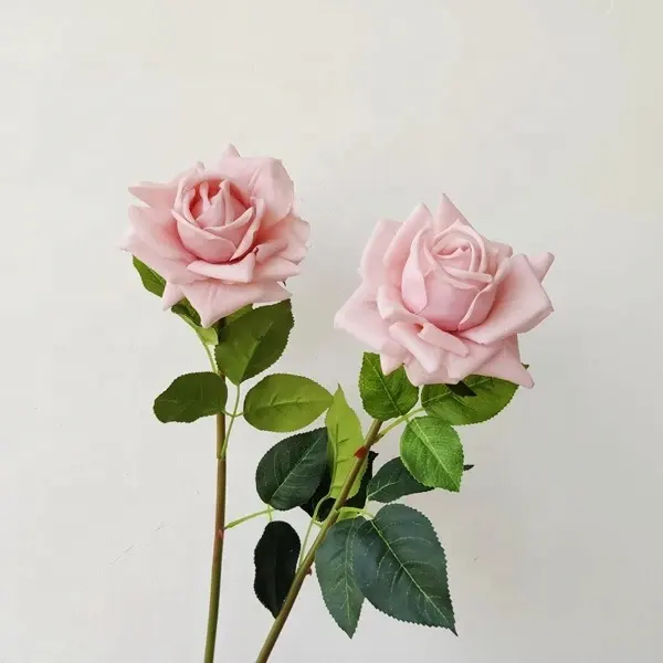O-X304 оптовая продажа белые розовые красные настоящие сенсорные розы домашний Свадебный декор высокое качество большие Реальные Сенсорные Искусственные цветы синие розы