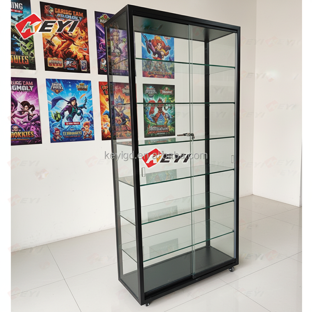 Full vision glass cabinet