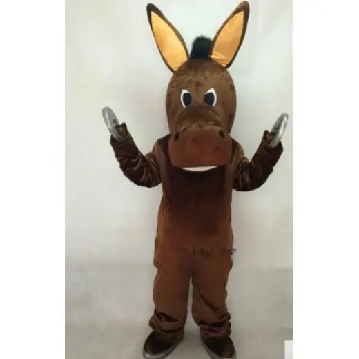 Funtoys милый коричневый осел Хэллоуин Рождественский костюм талисмана для взрослых мультяшное животное косплей