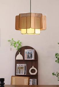 Японский стиль ваби-Саби, креативный дизайн с облаками, плетеная Подвеска из ротанга, светлая Люстра для гостиной, ресторана, для дома - Product Image 6