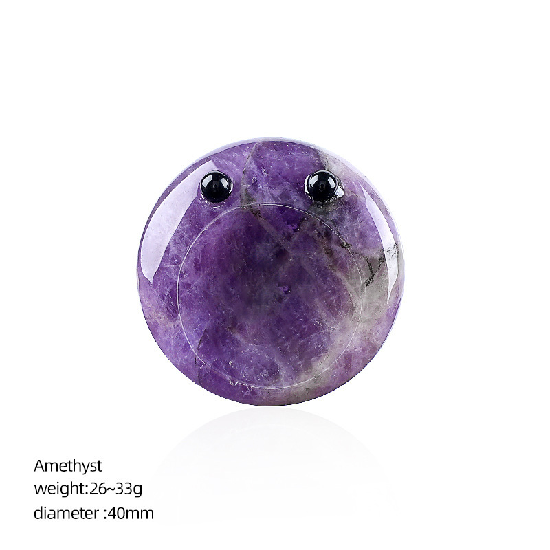 Amethyst thumb stone