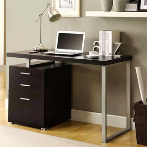 Mesa de trabajo para ordenador de oficina con cajón, escritorio para dormitorio, precio barato - Product Image 4