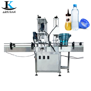 YK Mesin Capping Otomatis Penuh Harga Pabrik dengan Pengumpan Topi, Mesin Screwing Topi