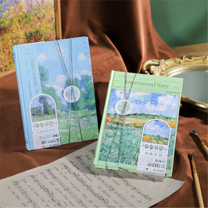 Cubierta de papel de diario de tapa dura A5 de nuevo color creativo con encuadernación térmica para cuentas personales y notas - Product Image 3