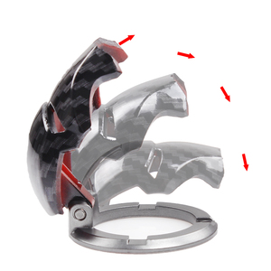 Universal 3D Car One-Key Push Protector Motor Encendido Push Start Button Iron Man Start Stop Push Switch Button Cover - Product Image 5