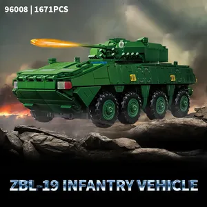 12GO 96008 ZBL-19 Infantry Fighting Vehicle Assembly Wheeled <strong>Armored</strong> Vehicle Model Puzzle <strong>Toys</strong> for Boys Building Blocks Sets - Product Image 3