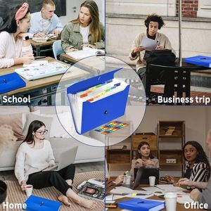 A4 accordion thư mục tập tin nhận tổ chức, di động mở rộng tập tin văn phòng, trường học, gia đình, du lịch sử dụng, biểu tượng tùy chỉnh. - Product Image 6