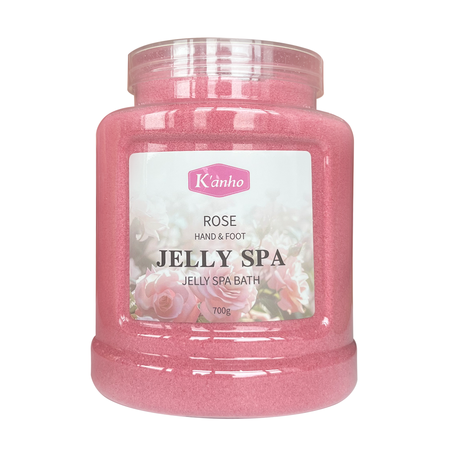 Rose pie jalea de cristal