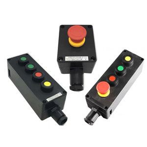 Scatola di controllo industriale in lega di alluminio pulsante di emergenza anti-corrosione pulsanti di controllo a prova di esplosione IP66 - Product Image 3