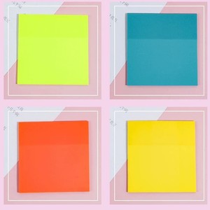 Praça PET Multi Color Transparente Sticky Note Chave Estudante Marcação Sticky Note Escritório Simples Sticky Note Logotipo personalizável