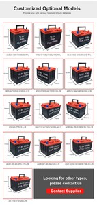 工厂定制12V 90Ah锂离子汽车电池OEM ODM卡车电池 - Product Image 5