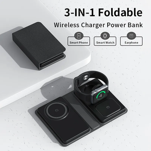 Yeni tasarım Apple için iPhone için 10000mAh manyetik güç bankası İzle tutucu fonksiyonu kablosuz taşınabilir hızlı şarj pil bankası - Product Image 2
