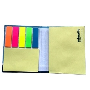 Cubo de escritorio rectangular personalizado, conjunto de notas adhesivas recicladas, promoción