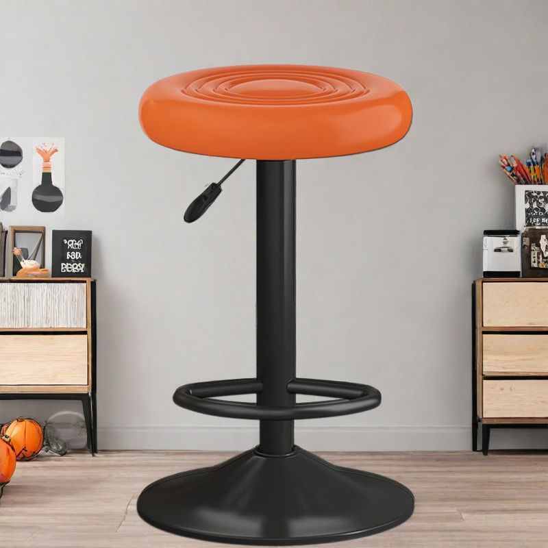 Plato negro grueso naranja 58-78cm