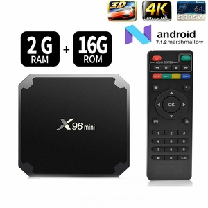 X96 Mini S905w 2g 16g Android 7.1 9.0 Nougat 4k dört çekirdekli akıllı TV kutusu Iptv ip tv set top Box Media Player HD Wifi 4K Mini PC - Product Image 1