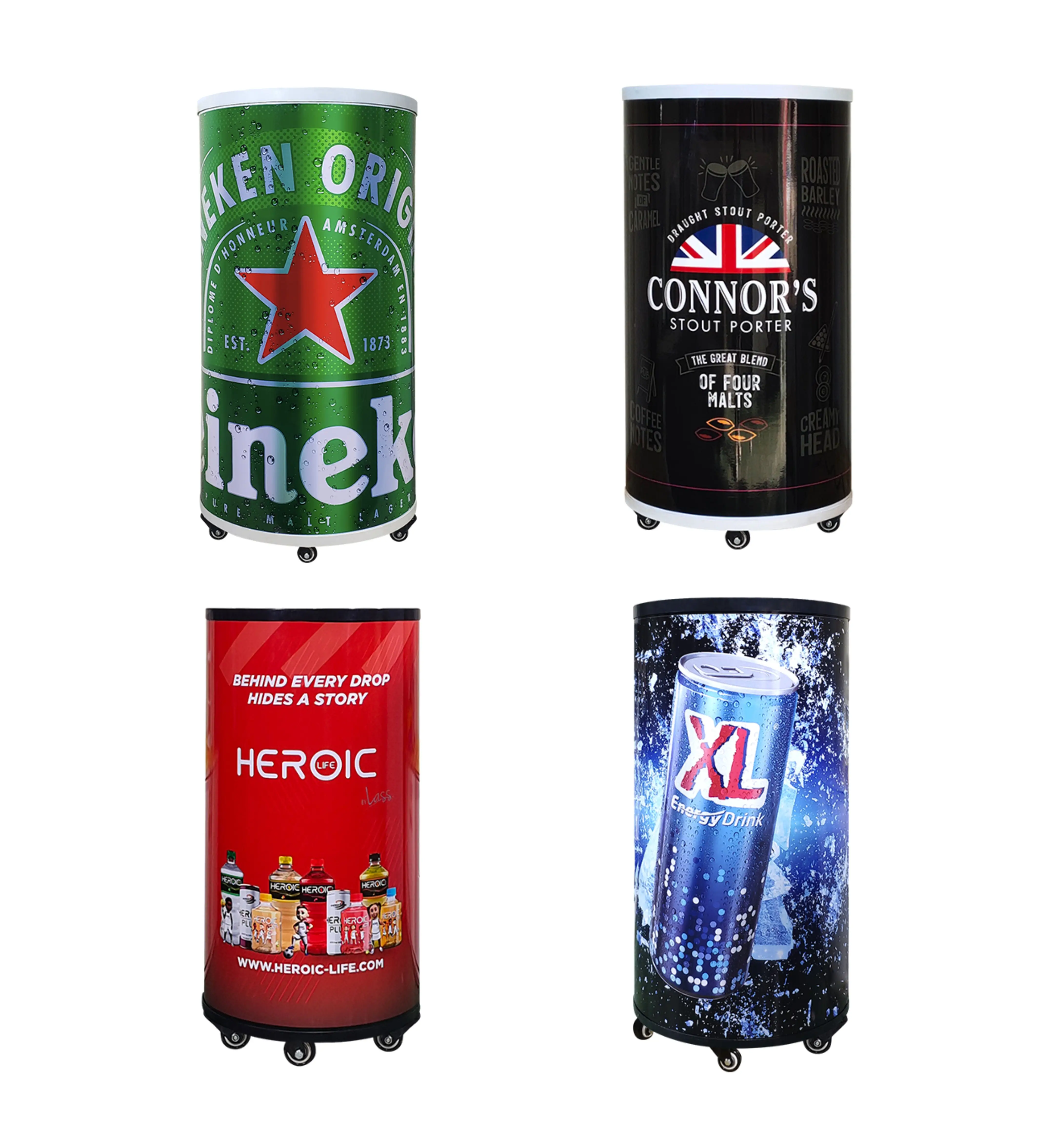 Meisda New 65L Energy Drinks Mini frigo Beer Cooler può modellare il frigorifero a botte