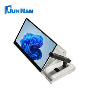 Smart Desktop Computer Stand Tisch mit neuem Design Papier loses Konferenz system und LCD Lift Confer Monitor Video funktion