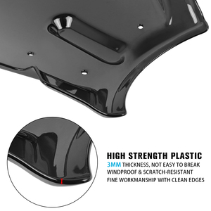Motosiklet ön cam cam 2024-2025 Honda CB650R CB 650 R CB650 R e-debriyaj rüzgar deflektörü metre vizör - Product Image 5