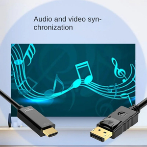 4K Big Dp to HD Cable Adapter Display Port to HDTV Video <strong>Audio</strong> Cable Converter Male to Male for <strong>Computer</strong> Projector TV - Product Image 4