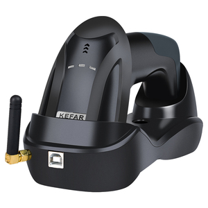 KEFAR Sem Fio Barcode <span class=keywords><strong>Scanner</strong></span> <span class=keywords><strong>32</strong></span> <span class=keywords><strong>Bit</strong></span> com Fácil Carregamento 2.4G Berço Sem Fio Handheld CMOS Imagem Automática <span class=keywords><strong>Bar</strong></span> <span class=keywords><strong>Code</strong></span> Reader