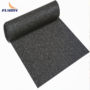 功能训练用商用橡胶健身垫橡胶地板/1mx1m橡胶健身砖 - Product Image 1