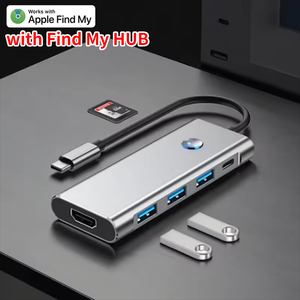Tipo personalizzato C rete Video Audio Laptop PC Docking Station Laptop Hub USB C con trova il mio localizzatore globale cercatore di posizione - Product Image 1