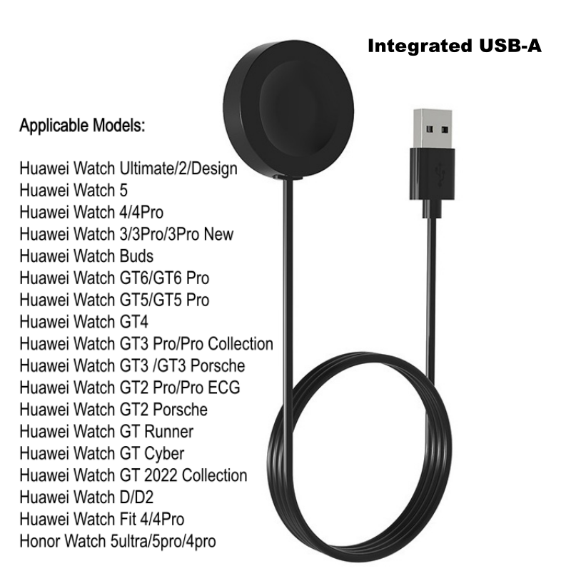 Integrated USB Charger - Black