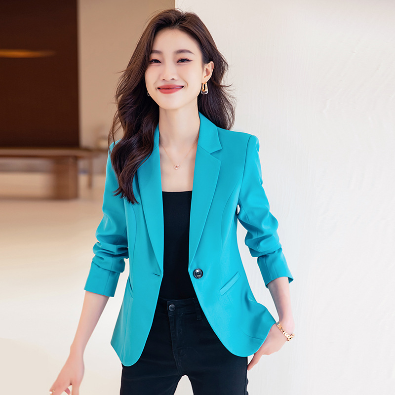 blue suit