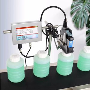 5-Zoll-Ablaufdatum Bar QR-Code Chargen nummer Codier maschine High Definition Online TIJ Tinten strahl drucker