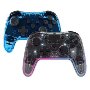 Ns015リモートコントロールスイッチPsp4ゲームジョイスティックRgbライト付きNintendo-SwitchワイヤレスゲームパッドPs3/Ps4コントローラ用 - Product Image 1