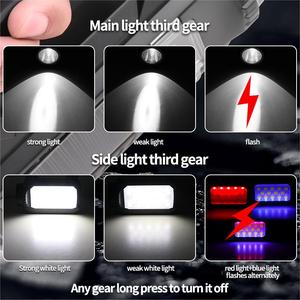 All'ingrosso torcia elettrica ad alta potenza solare ricaricabile ABS funzione banca impermeabile luce della torcia a LED per il campeggio lampade da lavoro - Product Image 5