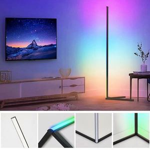 โคมไฟตั้งพื้น LED โคมไฟตั้งพื้นแบบขาตั้งรีโมทคอนโทรลแบบเรียบง่ายทันสมัย - Product Image 4