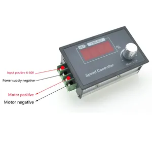 DC6-60V 30A Max DC Motor drehzahl regler PWM Drehknopf Encoder LED Digital anzeige Bürsten motor Steuer modul 1-100kHz - Product Image 6