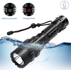 Linterna táctica pequeña de alto Lumen, luz recargable por USB, 5 modos, para caza, venta al por mayor - Product Image 5