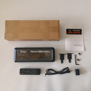 1'' <strong>9</strong> Digits <strong>Timer</strong> Remote Control <strong>Led</strong> Digital Countdown Timing Clock 9999 Days Countdown Event <strong>Timer</strong> - Product Image 6