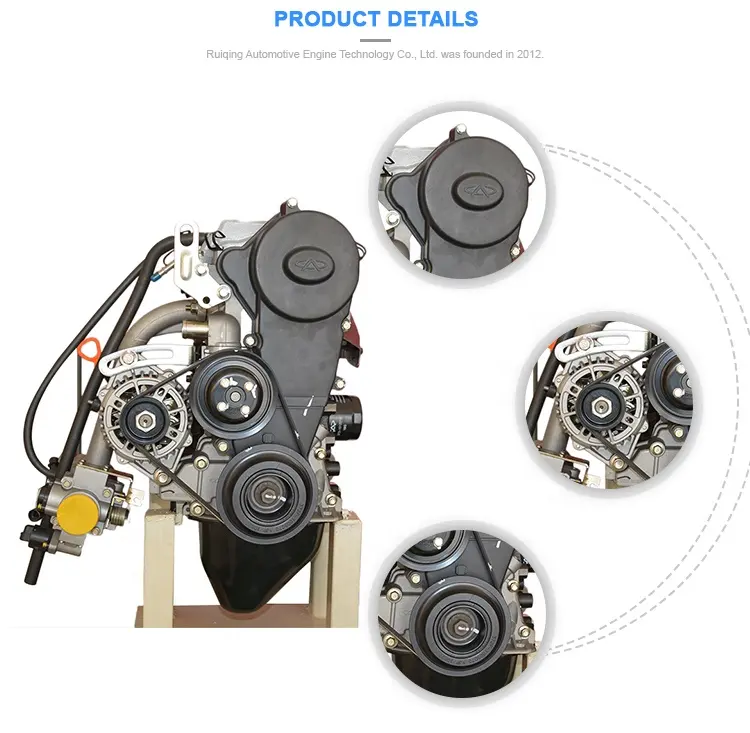 Motor de gasolina de 2 cilindros DOHC de 600cc y bajo desplazamiento para coche