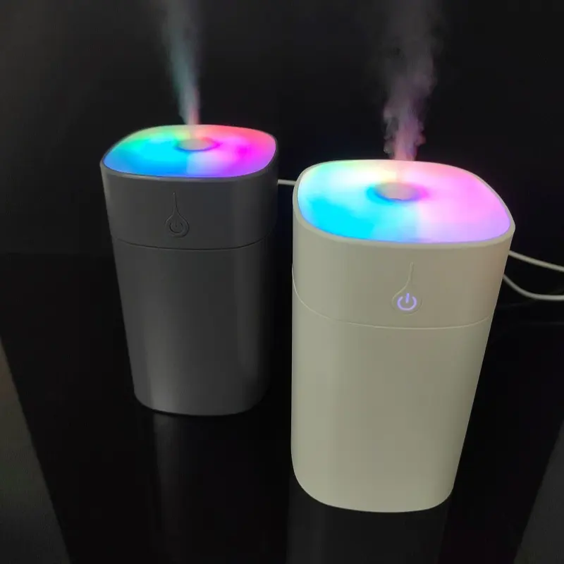 Mini humidificateur à ultrasons portable coloré avec lumière LED désodorisant de voiture domestique garantie 1 an