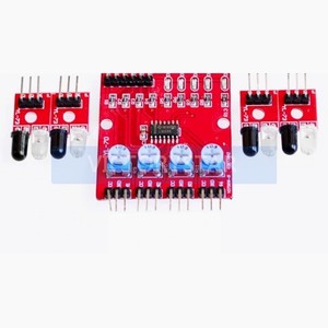 Four channel infrared detection tracking photoelectric <strong>sensor</strong> intelligent car module blackSpecification parameters 1 Operating v
