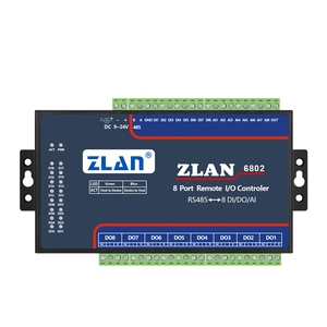 ZLAN6802 Controlador remoto IO Módulo de entrada/salida de conmutación 4-20ma 485 Analógico Ocho canales DI/DO/AI Redes de comunicación - Product Image 1