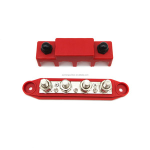 Çinko alaşımı ve pirinç brass 4 çıtçıt 250A M8 güvenli güç dağıtım bara kutusu - Product Image 1